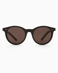 Giorgio Armani Sonnenbrille mit Panto-fassung Für Damen Braun