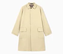 Trenchcoat aus Lyocell-Popeline mit klassischem Kragen