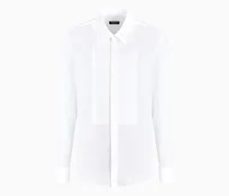 Smokinghemd mit plissiertem Detail