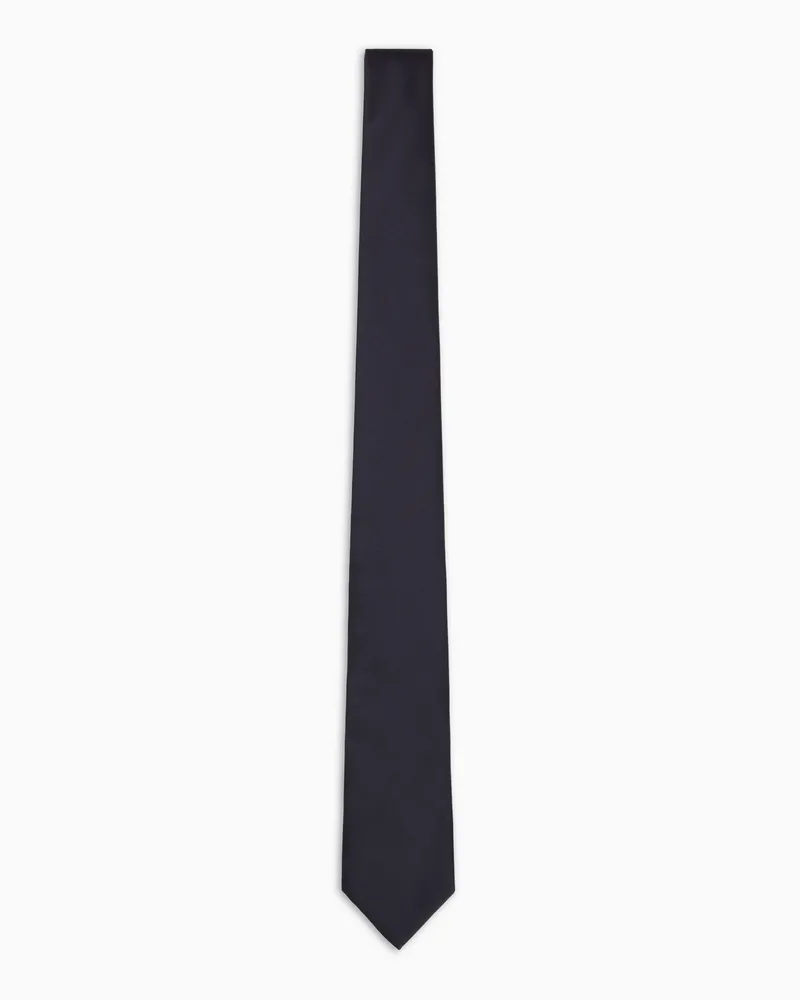 Giorgio Armani Krawatte aus reiner Seide Blau