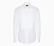 Smokinghemd mit plissiertem Detail