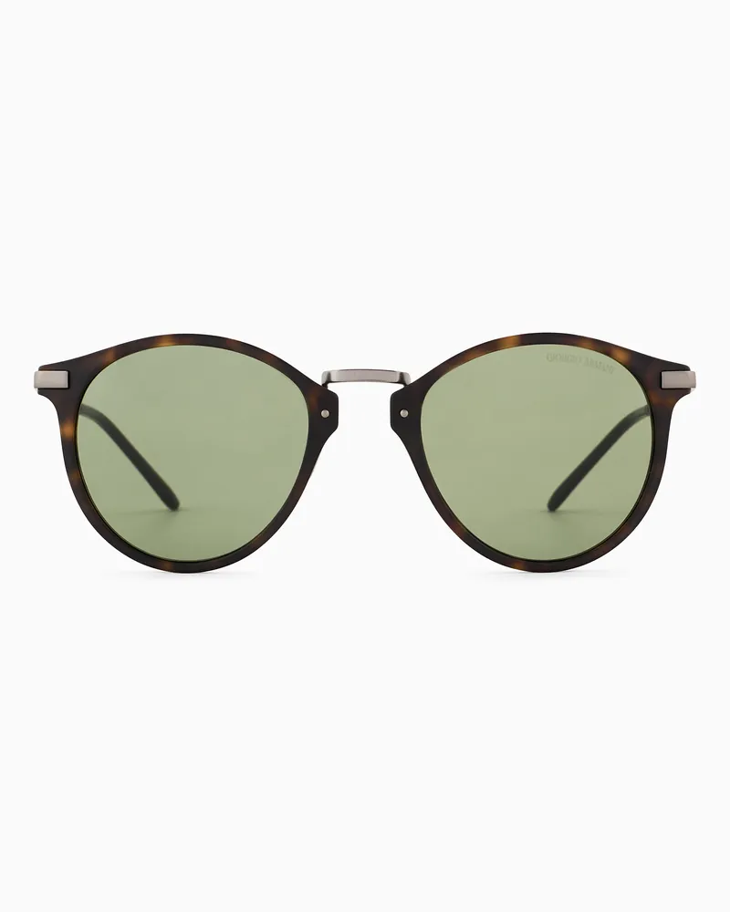 Giorgio Armani Sonnenbrille für Herren mit Panto-Fassung 