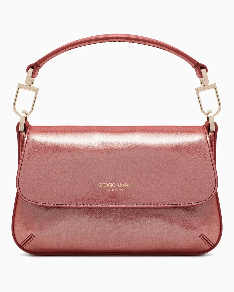 Giorgio Armani Kleine la Prima Soft aus funkelndem Nubukleder Orange