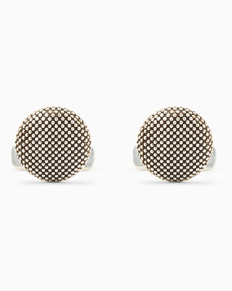Giorgio Armani Manschettenknöpfe aus Sterlingsilber Silber