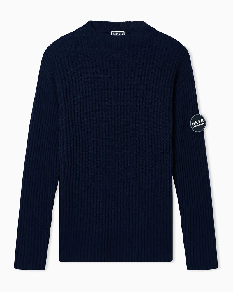 Giorgio Armani Pullover aus Wolle und Kaschmir von  Neve Blau