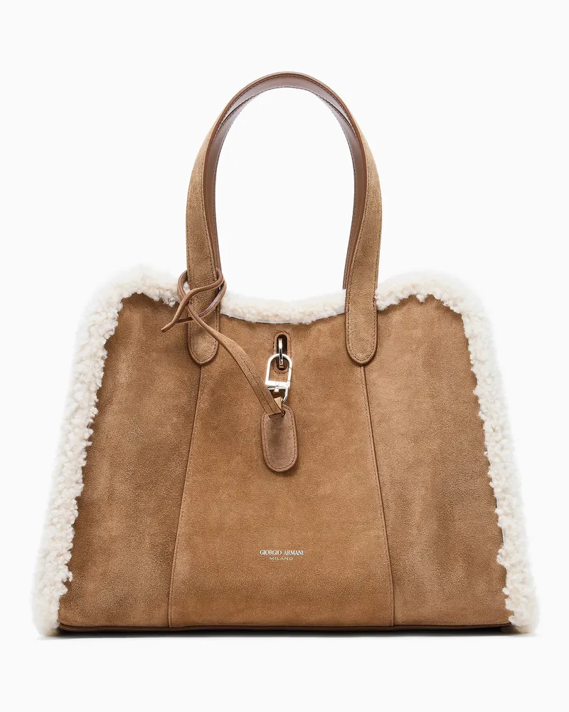 Giorgio Armani Henkeltaschen Kamel