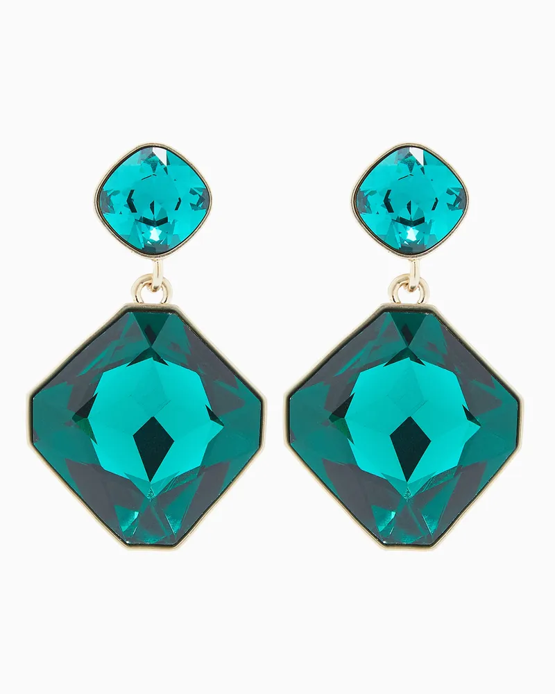 Giorgio Armani Ohrringe Grün