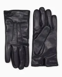 Giorgio Armani Handschuhe Aus Nappa Nachtblau