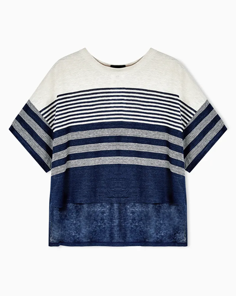 Giorgio Armani T-Shirts Blau