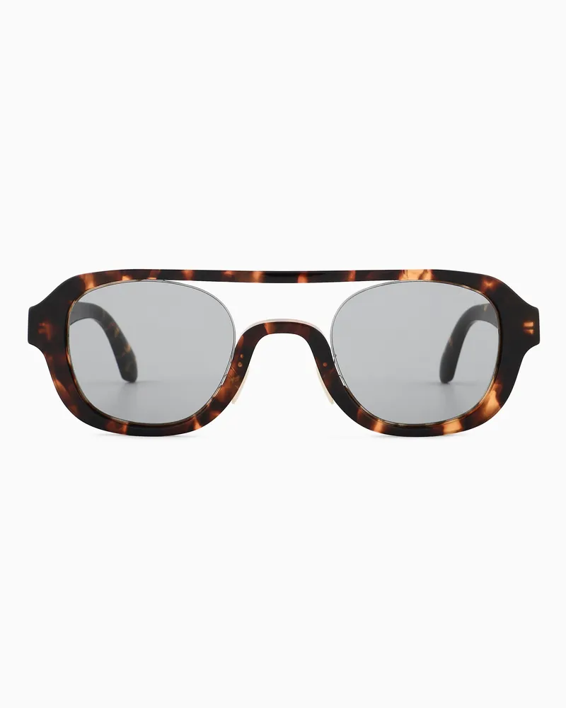 Giorgio Armani Sonnenbrille mit eckiger Fassung für Herren 