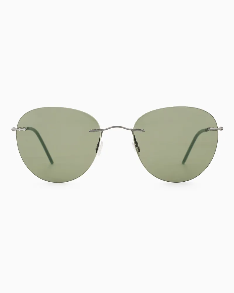 Giorgio Armani Runde Sonnenbrille für Damen 