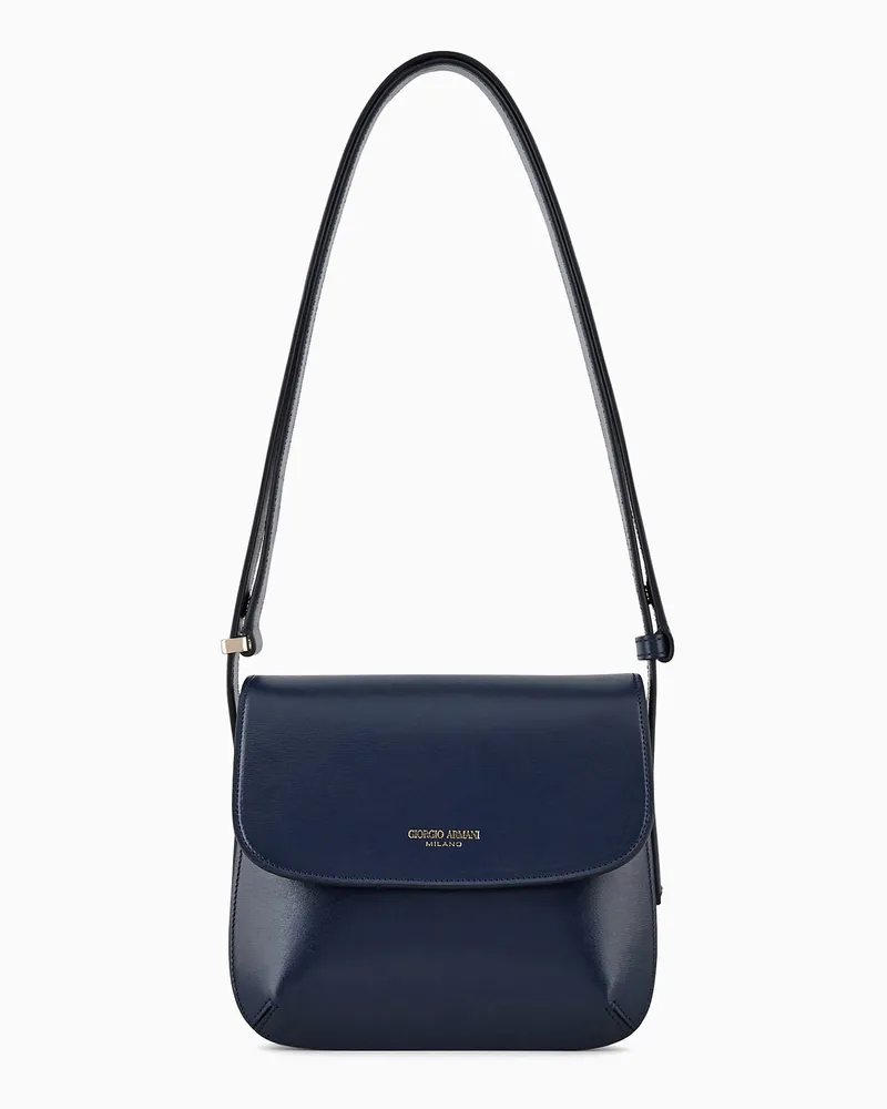 Giorgio Armani la Prima aus strukturiertem Leder Blau