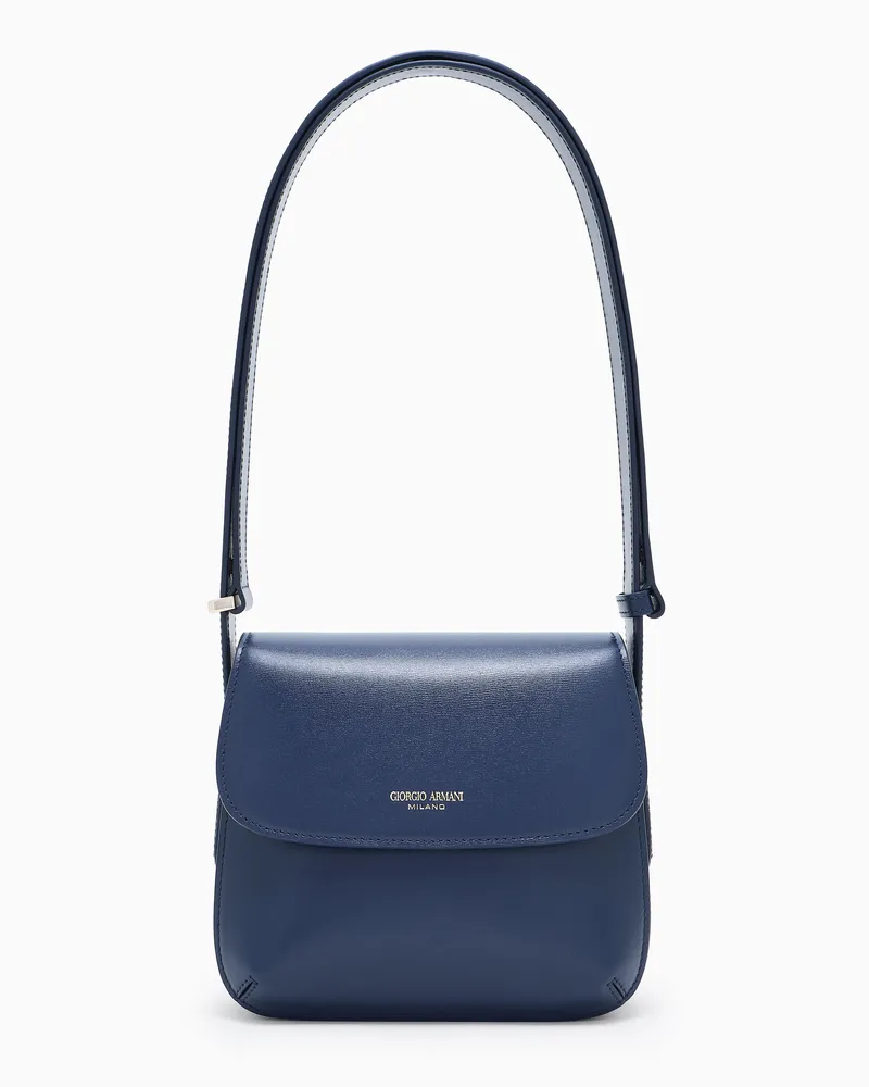 Giorgio Armani la Prima aus strukturiertem Leder Blau