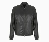 Blouson aus Nappa mit Reißverschluss