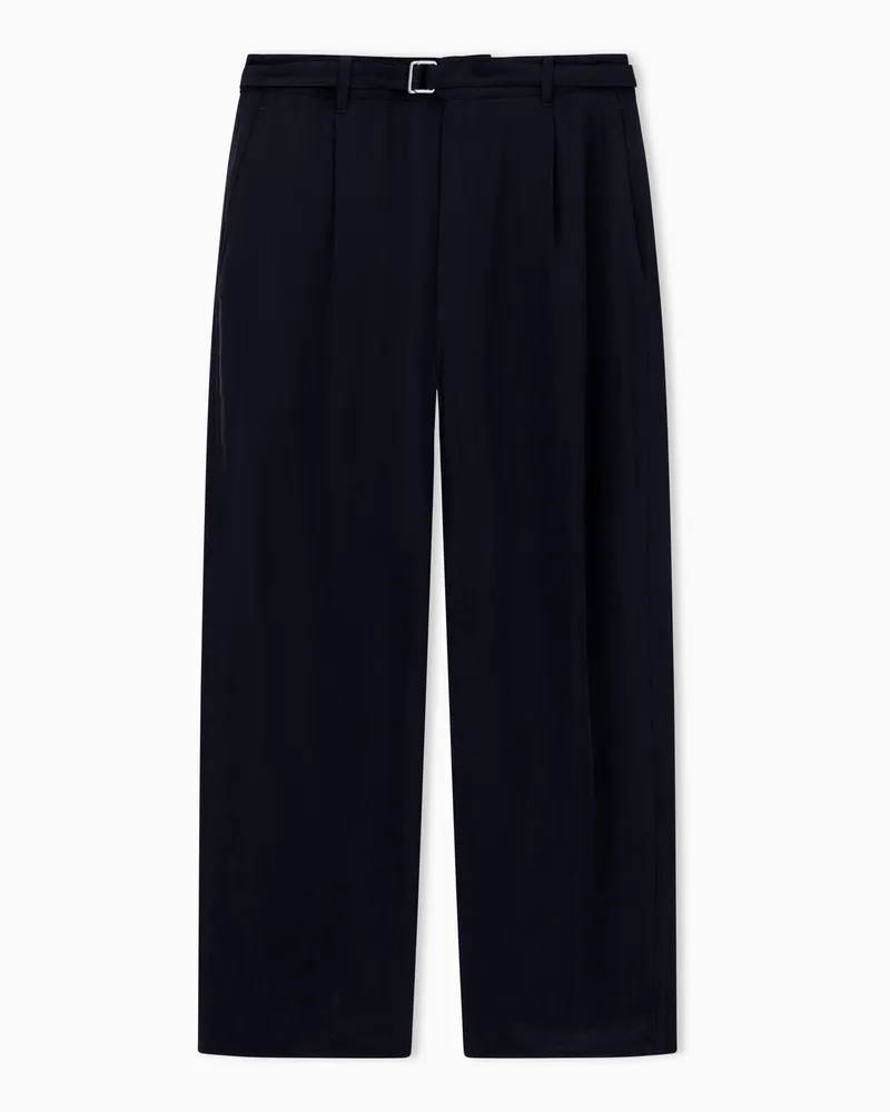 Giorgio Armani Lässige Hose Schwarz