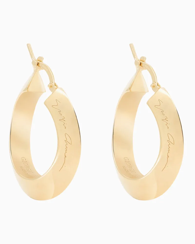 Giorgio Armani Ohrringe aus 925er-Silber Goldfarben