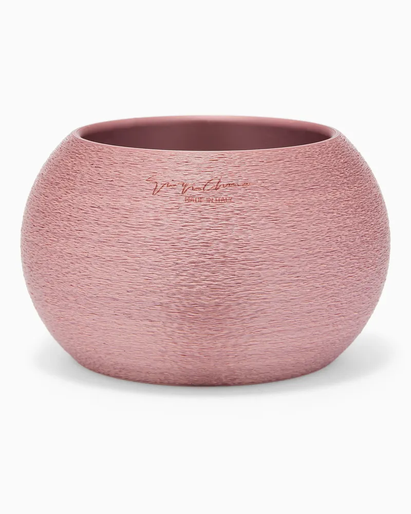 Giorgio Armani Rundes Armband in Stoffoptik Orange