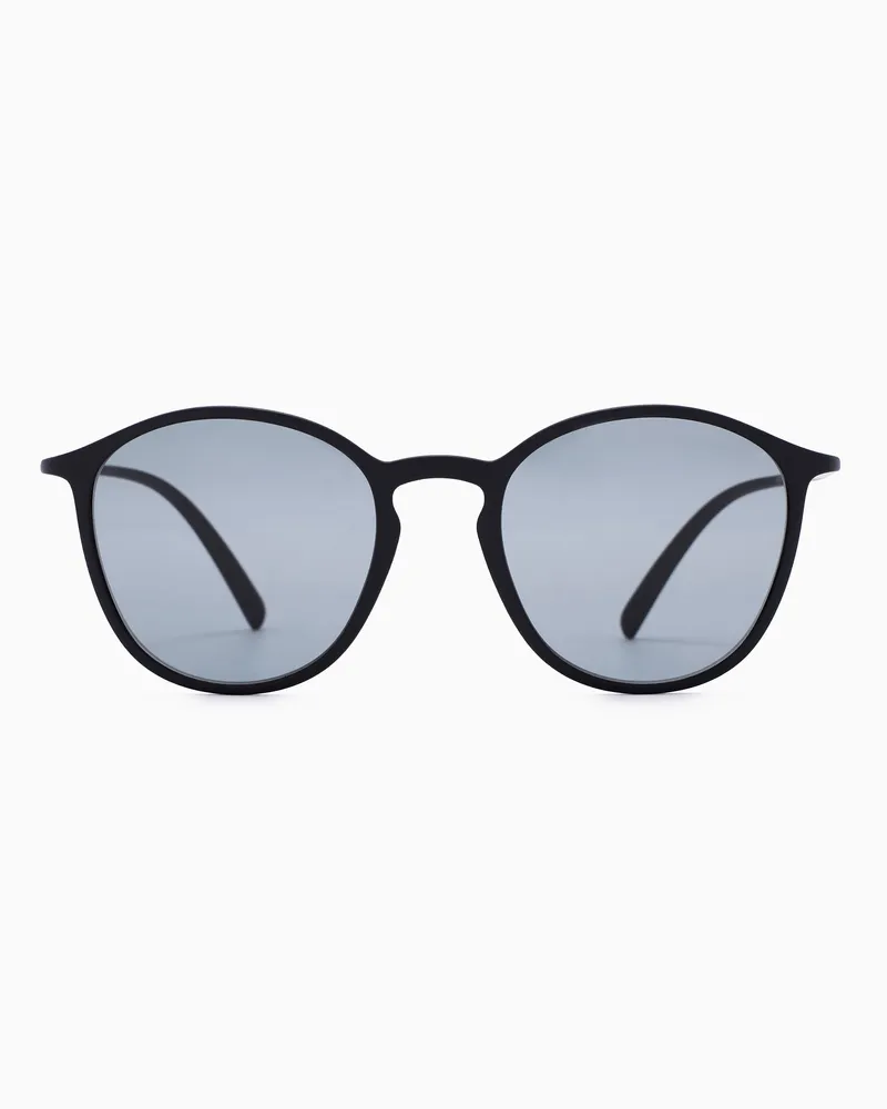 Giorgio Armani Sonnenbrille mit Panto-Fassung Schwarz