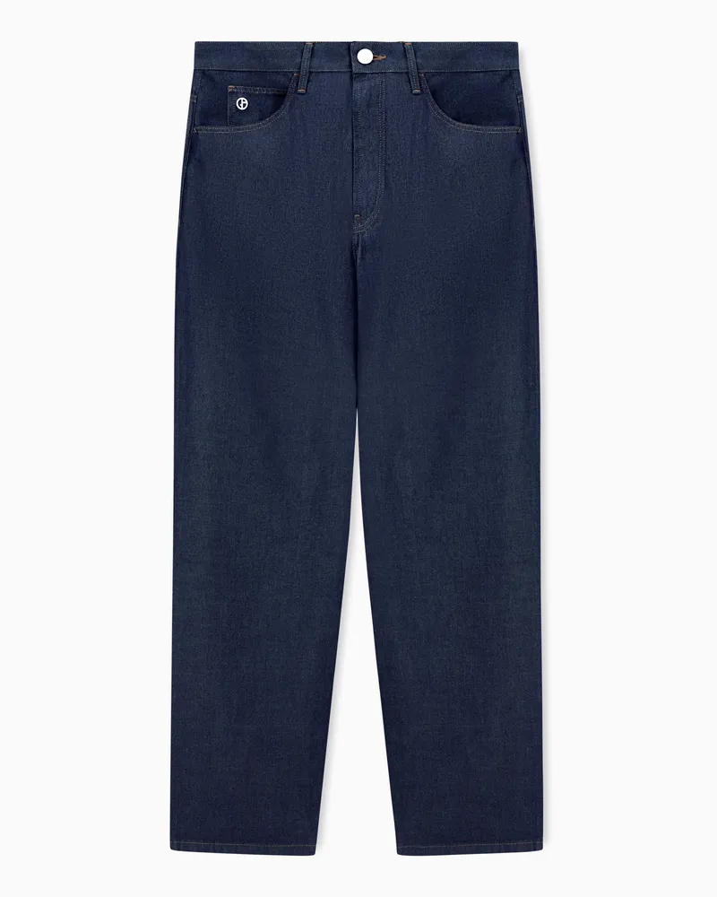 Giorgio Armani Regular-Jeans Blau