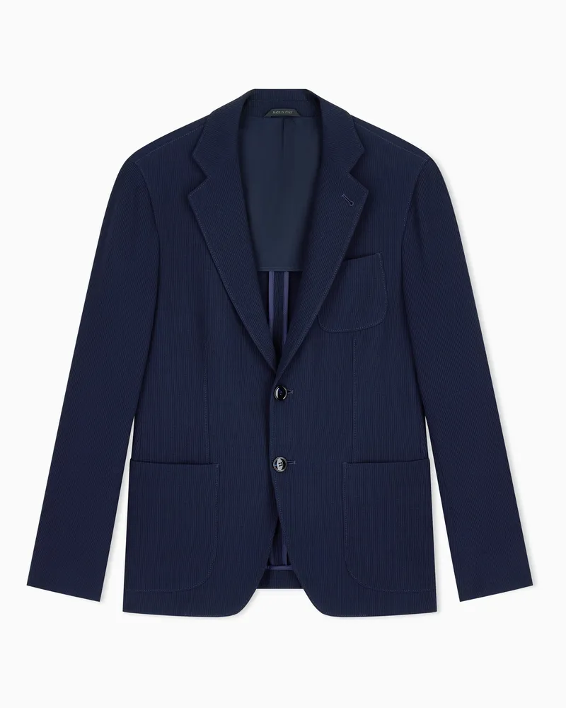 Giorgio Armani Lässige Jacken Marineblau