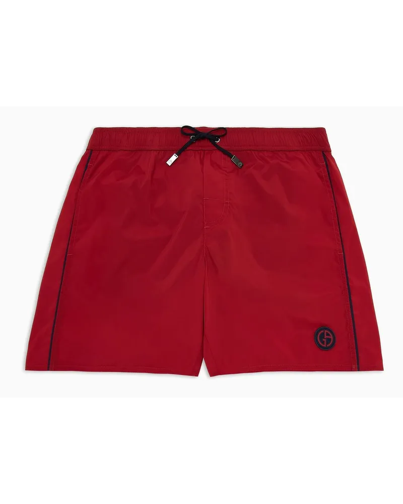 Giorgio Armani Badeboxershorts Rot