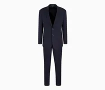 Einreihiger Anzug der Soft-Linie aus Schurwolle