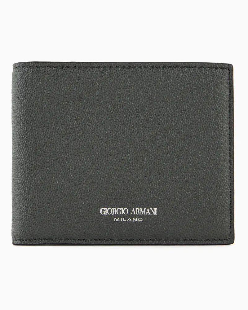 Giorgio Armani Bifold-Portemonnaie aus Leder Grün
