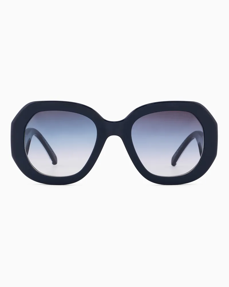 Giorgio Armani Damen-Sonnenbrille mit eckiger Fassung Mehrfarbig