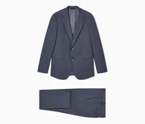 Einreihiger Anzug der Soho-Linie aus Wolltwill
