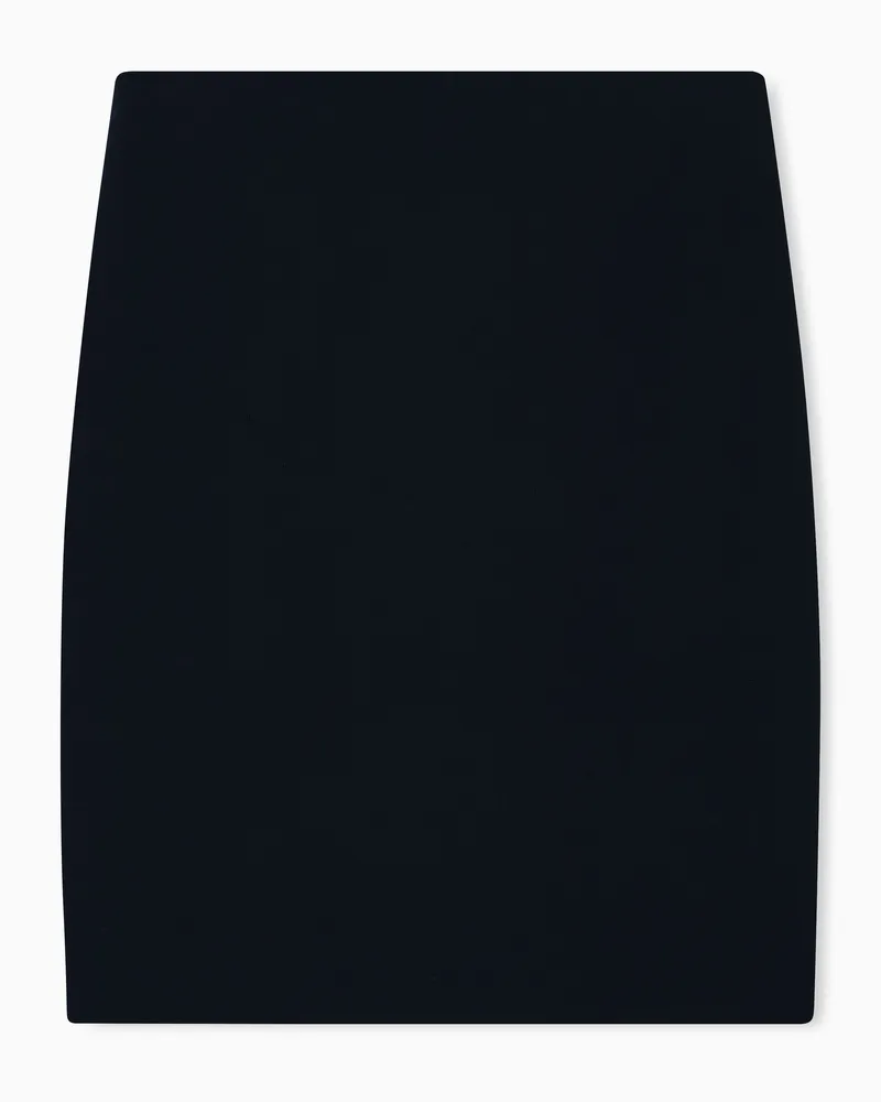 Giorgio Armani Etuirock aus Seidencady Schwarz