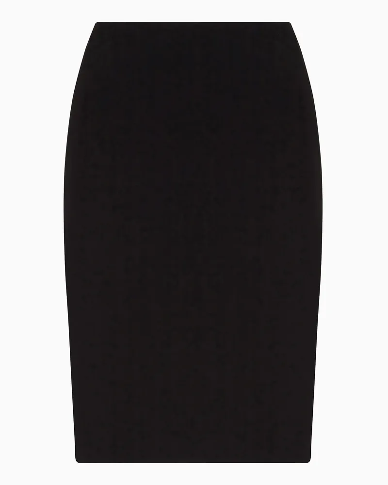 Giorgio Armani Etuirock aus Seidencady Schwarz