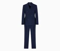 Doppelreihiger Anzug aus Schurwollestretch aus der Royal-Linie