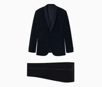 Einreihiger Smoking der Soho-Linie aus Wollkrepp