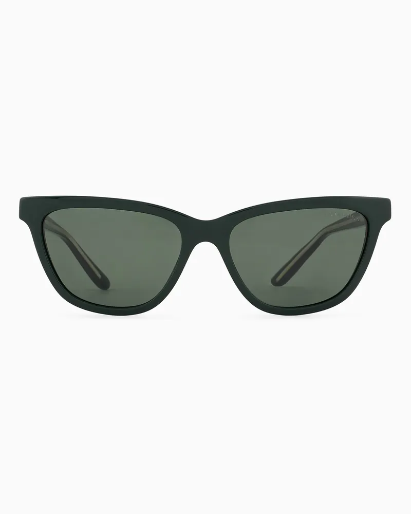 Giorgio Armani Sonnenbrille für Damen mit Cat-Eye-Fassung Grün