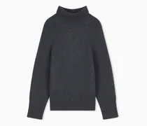 Rollkragenpullover Sweaters aus reinem Kaschmir Rippstrick