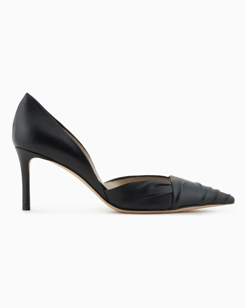 Giorgio Armani Pumps aus Nappaleder Schwarz