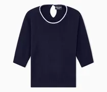 Kaschmirpullover Sweaters mit Mikrokristallbesatz