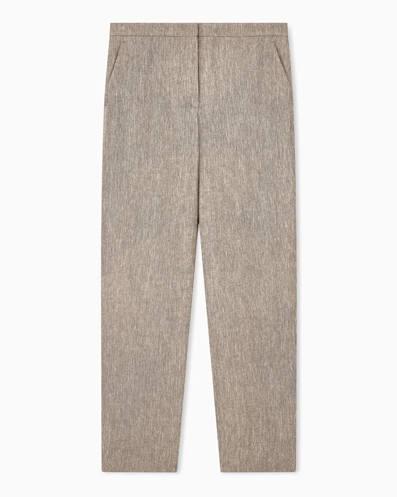 Giorgio Armani Armani/Archivio SS1979 Flatfront-Hose Braun