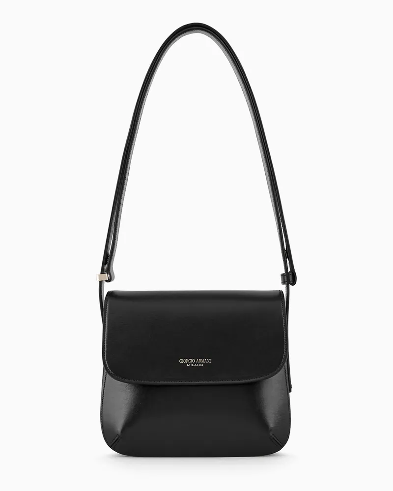 Giorgio Armani la Prima aus strukturiertem Leder Schwarz