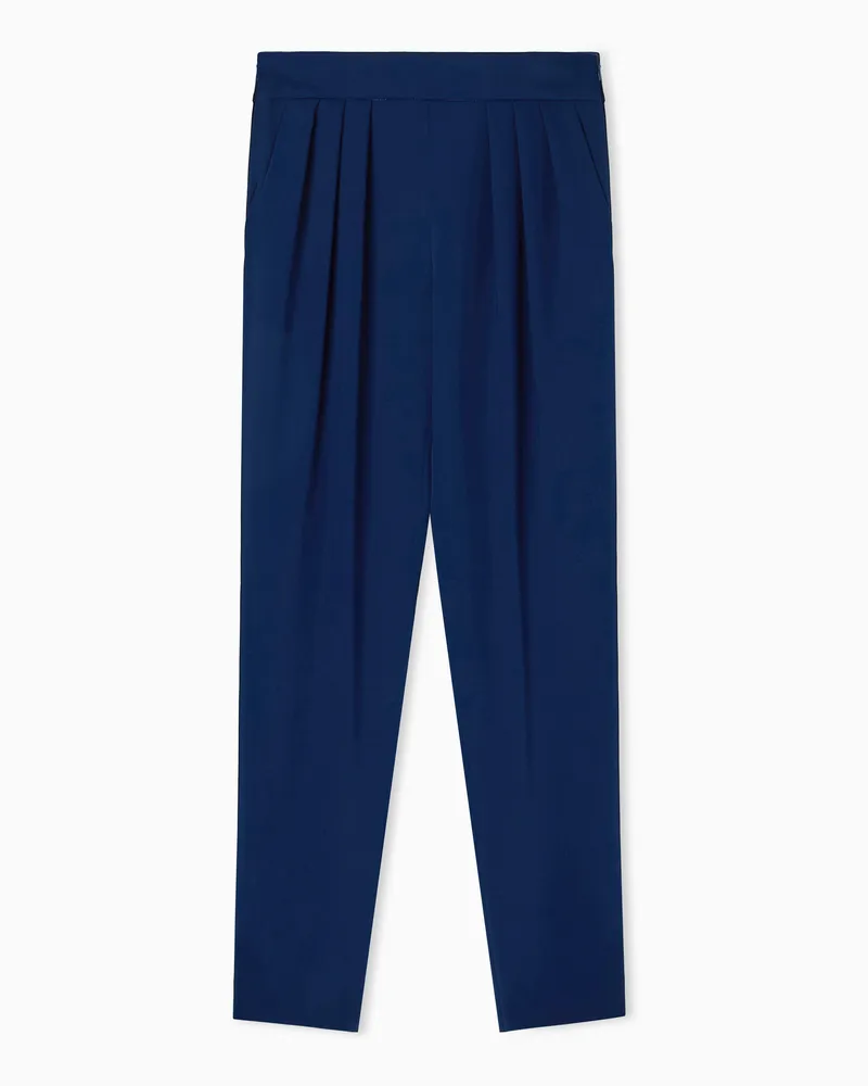 Giorgio Armani Lässige Hose Blau