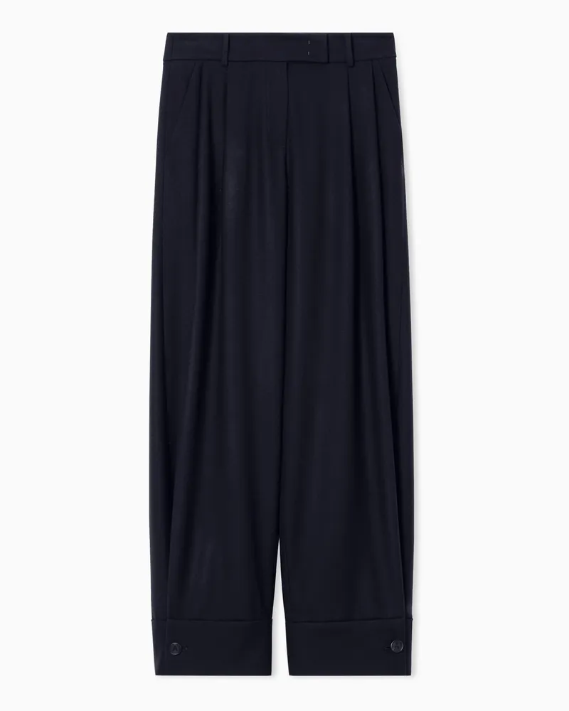 Giorgio Armani Bundfaltenhose aus reiner Schurwolle  for Alanui Blau