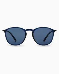 Giorgio Armani Sonnenbrille Für Herren mit Panto-fassung Blau