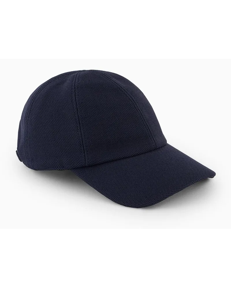 Giorgio Armani Baseballcap Aus Funktionsgewebe Blau