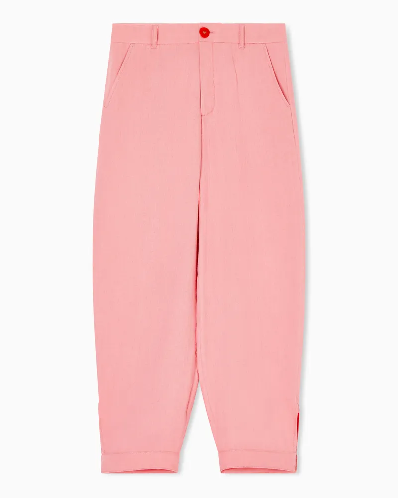 Giorgio Armani Lässige Hose Pink