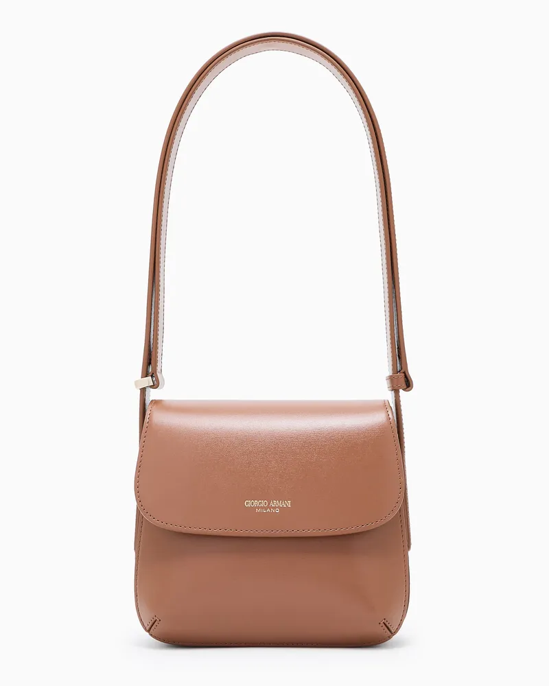 Giorgio Armani la Prima aus strukturiertem Leder Braun