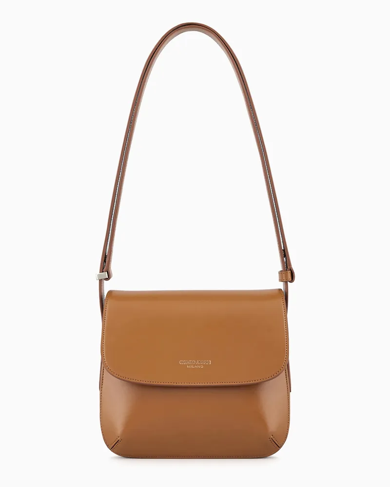 Giorgio Armani la Prima aus strukturiertem Leder Braun
