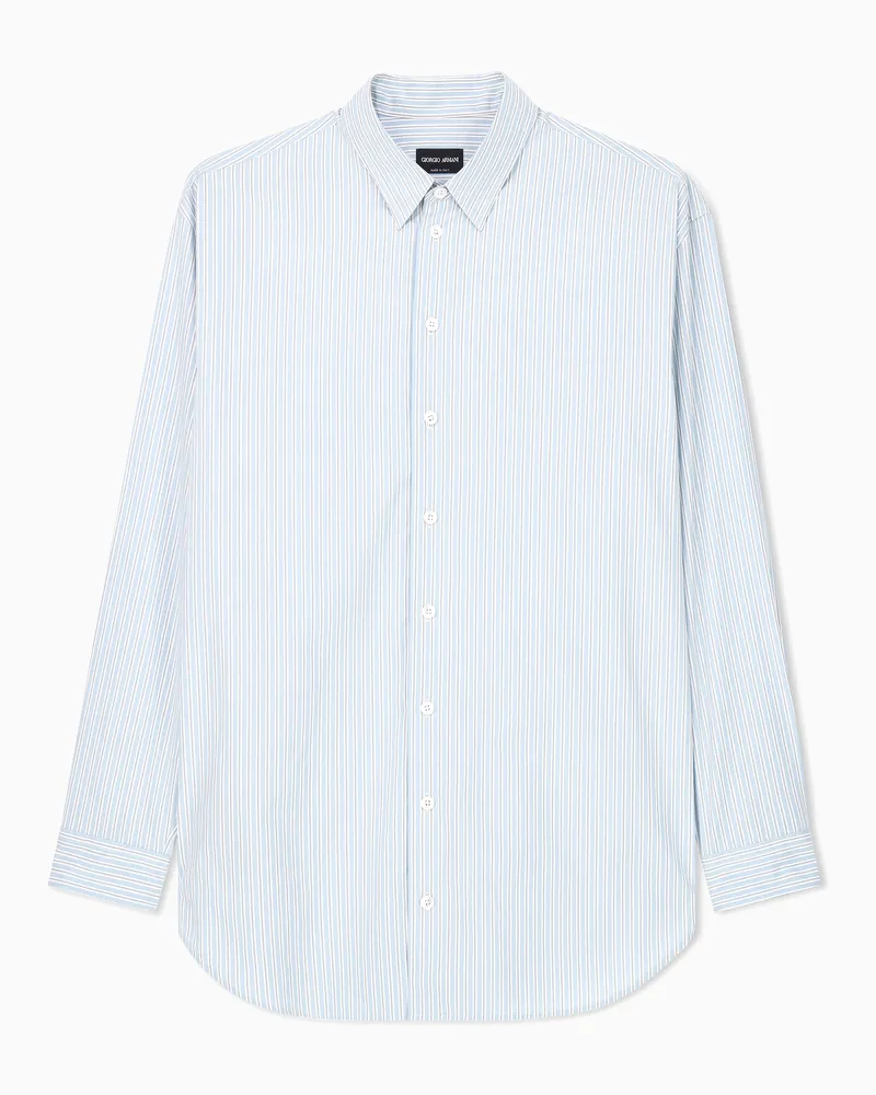 Giorgio Armani Armani/Archivio SS1987 Hemd Hellblau