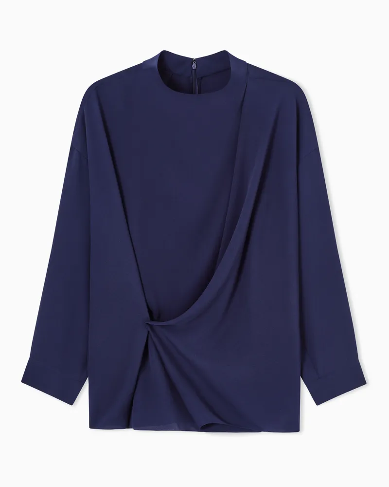 Giorgio Armani Blusen Blau