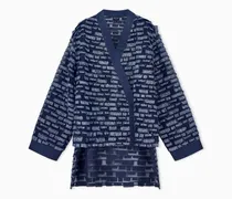Wickeljacke aus besticktem Tüll mit schimmernden Pailletten