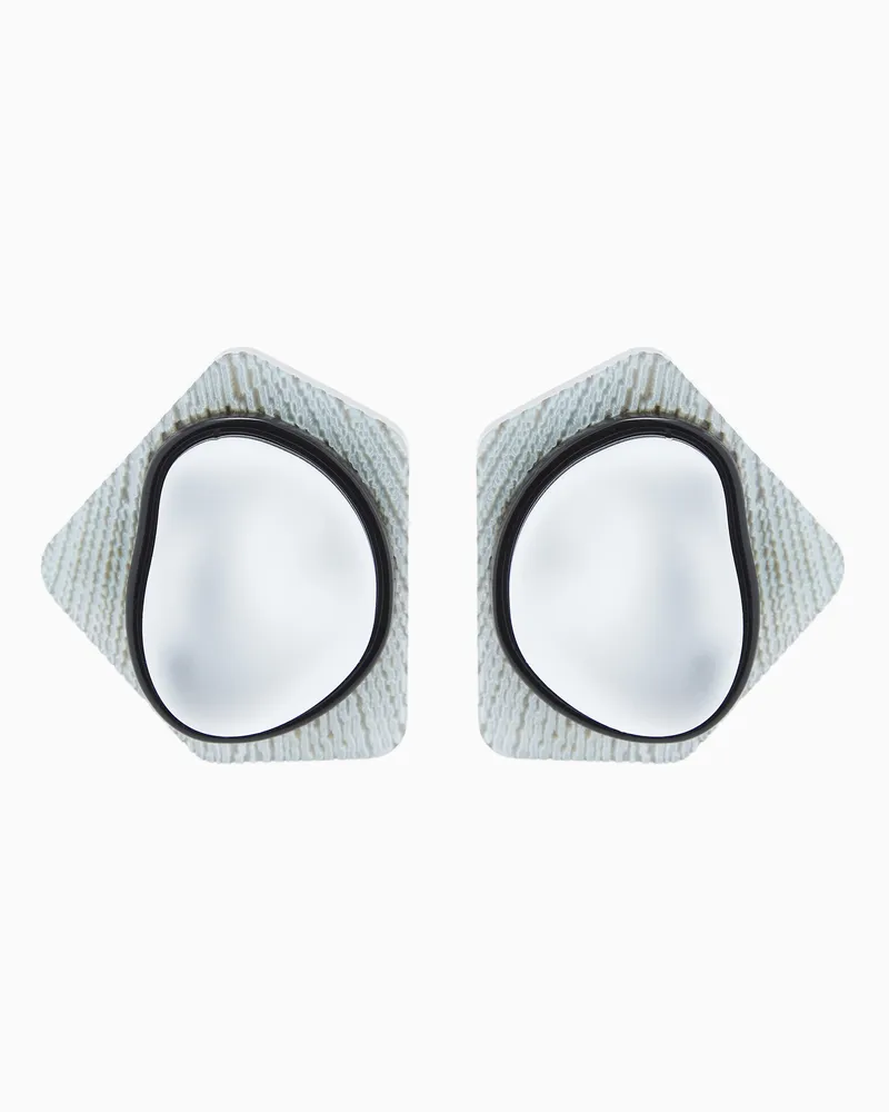 Giorgio Armani Ohrringe Grau